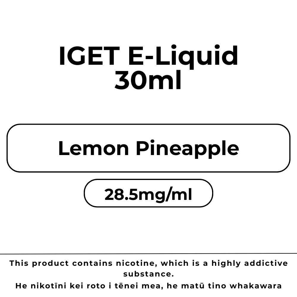 IGET E-Liquid Lemon Pineapple 28.5mg/ml