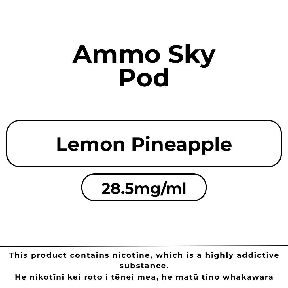 Ammo Sky Pod 28.5mg/ml Lemon Pineapple