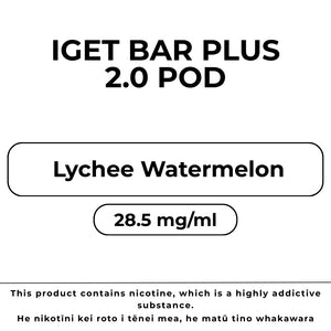 IGET Bar Plus 6k Pod Lychee Watermelon