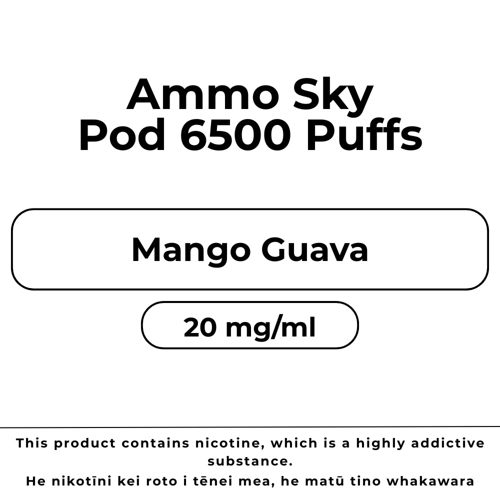 Ammo Sky Pod 20mg/ml Mango Guava