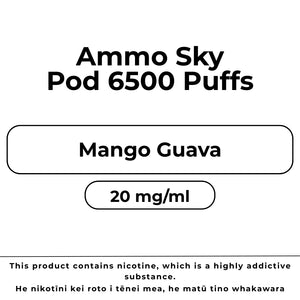 Ammo Sky Pod 20mg/ml Mango Guava