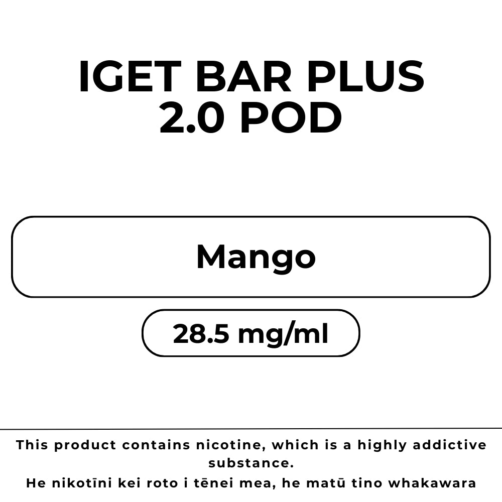 IGET Bar Plus 6k Pod Mango