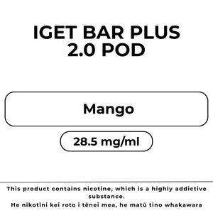 IGET Bar Plus 6k Pod Mango