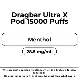 Dragbar Ultra X Pod Menthol