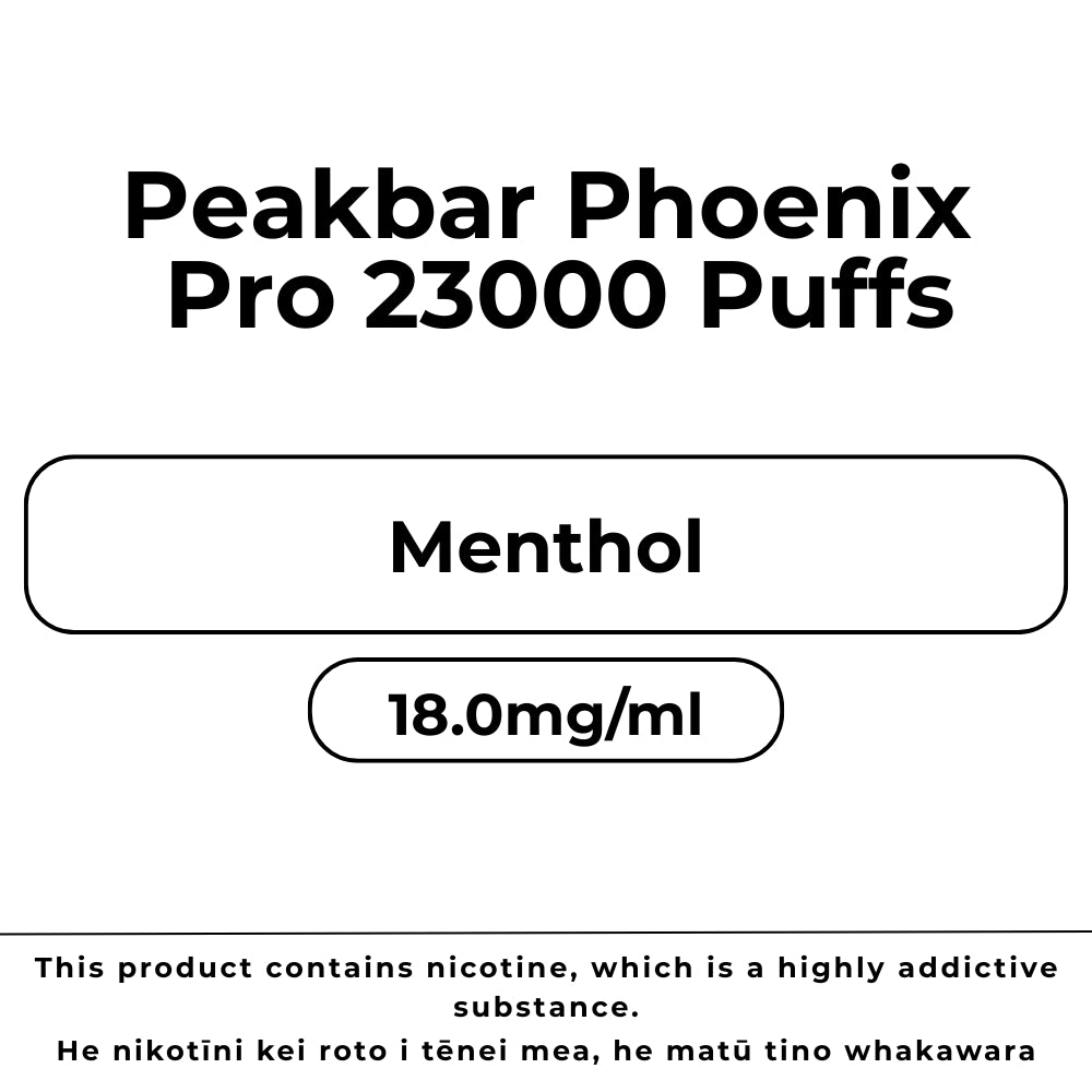 Peakbar Phoenix Pro Menthol