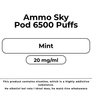 Ammo Sky Pod 20mg/ml Mint
