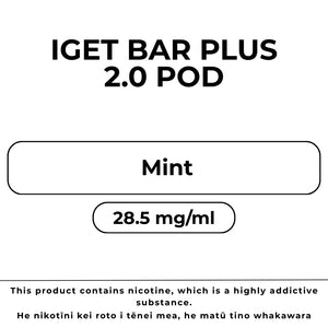 IGET Bar Plus 6k Pod Mint