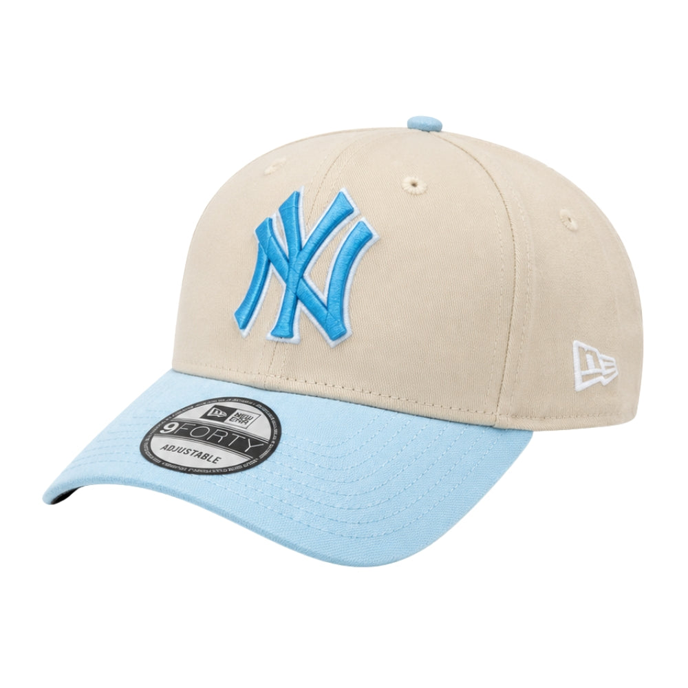New York Yankees Cream/Light Blue 9FORTY Adjustable Cap