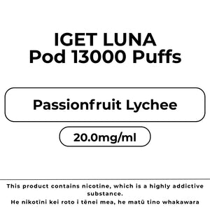 IGET Luna Pod Passionfruit Lychee