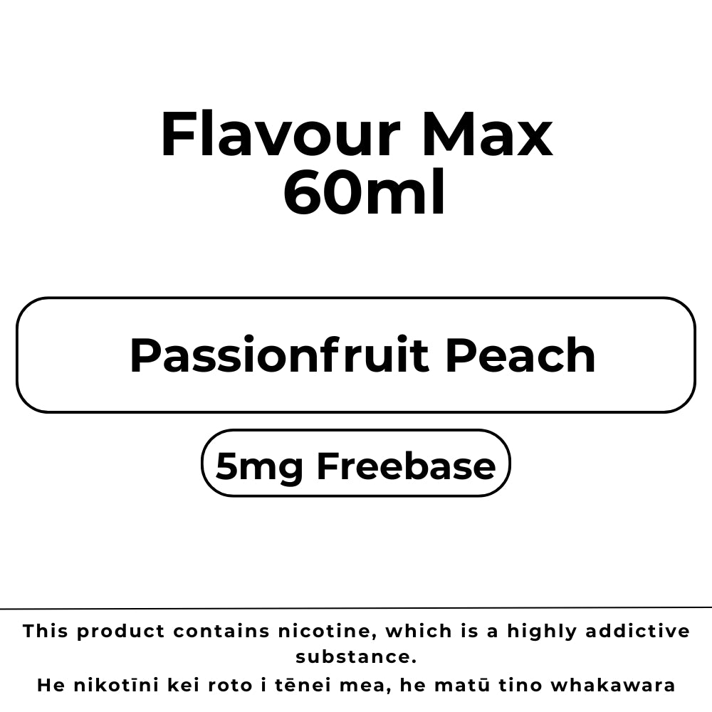 Flavour Max 5mg Passionfruit Peach
