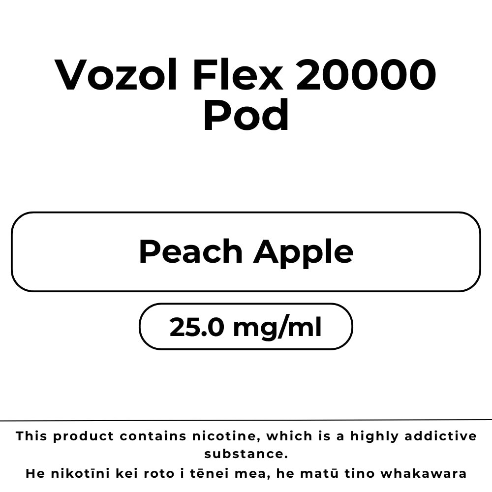Vozol Flex 20000 Pod Peach Apple