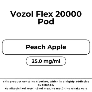 Vozol Flex 20000 Pod Peach Apple