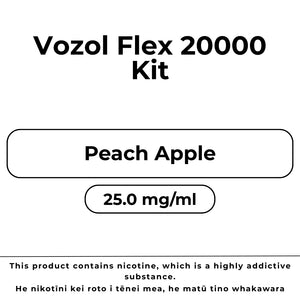 Vozol Flex 20000 Kit Peach Apple