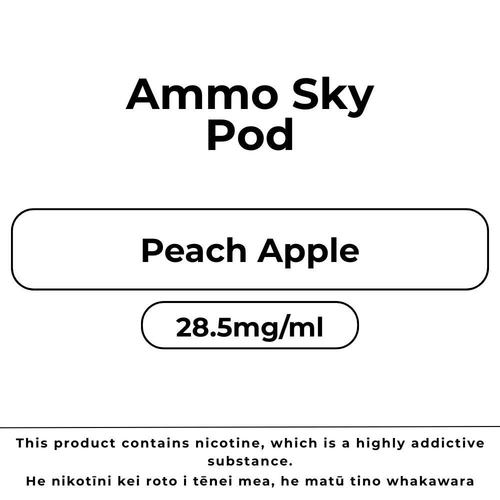 Ammo Sky Pod 28.5mg/ml Peach Apple