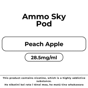 Ammo Sky Pod 28.5mg/ml Peach Apple