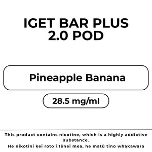 IGET Bar Plus 6k Pod Pineapple Banana