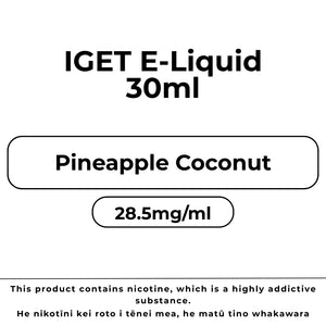 IGET E-Liquid Pineapple Coconut 28.5mg/ml