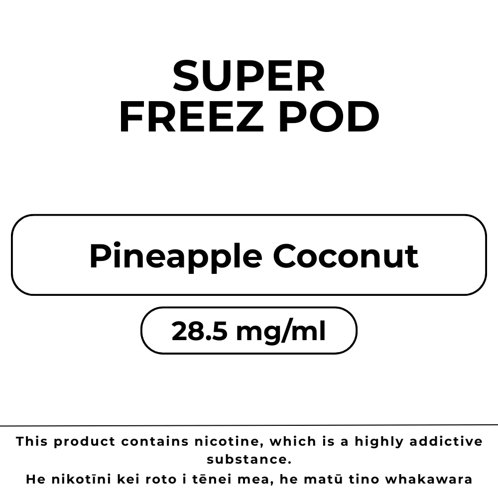Super Freez Pod Pineapple Coconut