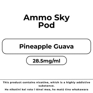 Ammo Sky Pod 28.5mg/ml Pineapple Guava