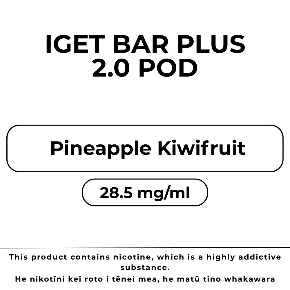 IGET Bar Plus 6k Pod Pineapple Kiwifruit