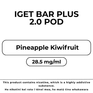 IGET Bar Plus 6k Pod Pineapple Kiwifruit