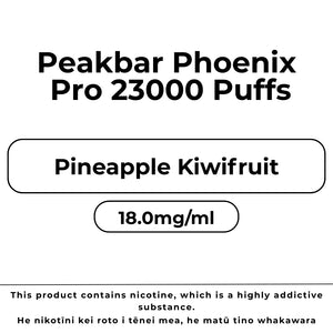 Peakbar Phoenix Pro Pineapple Kiwifruit