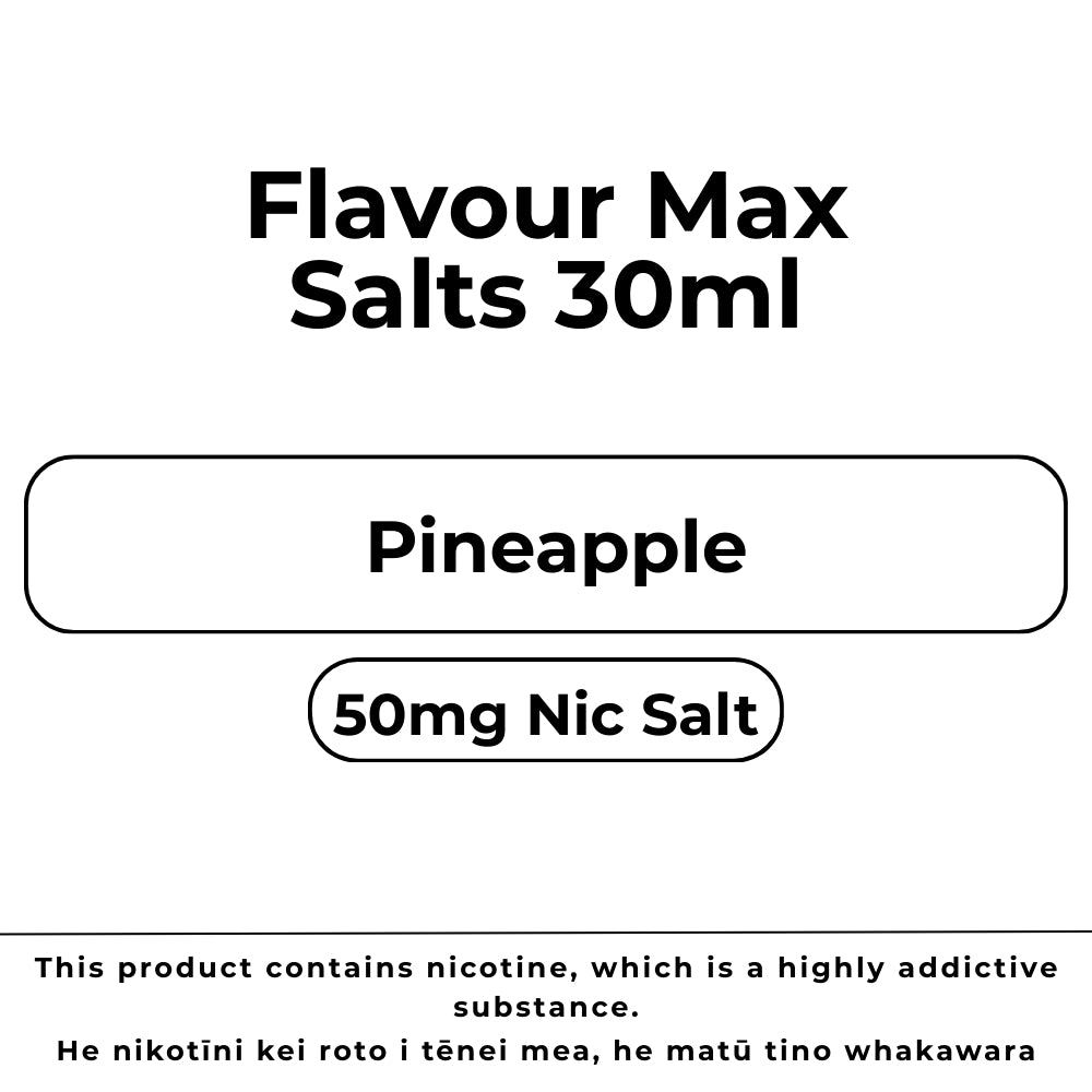 Flavour Max Salts 50mg Pineapple