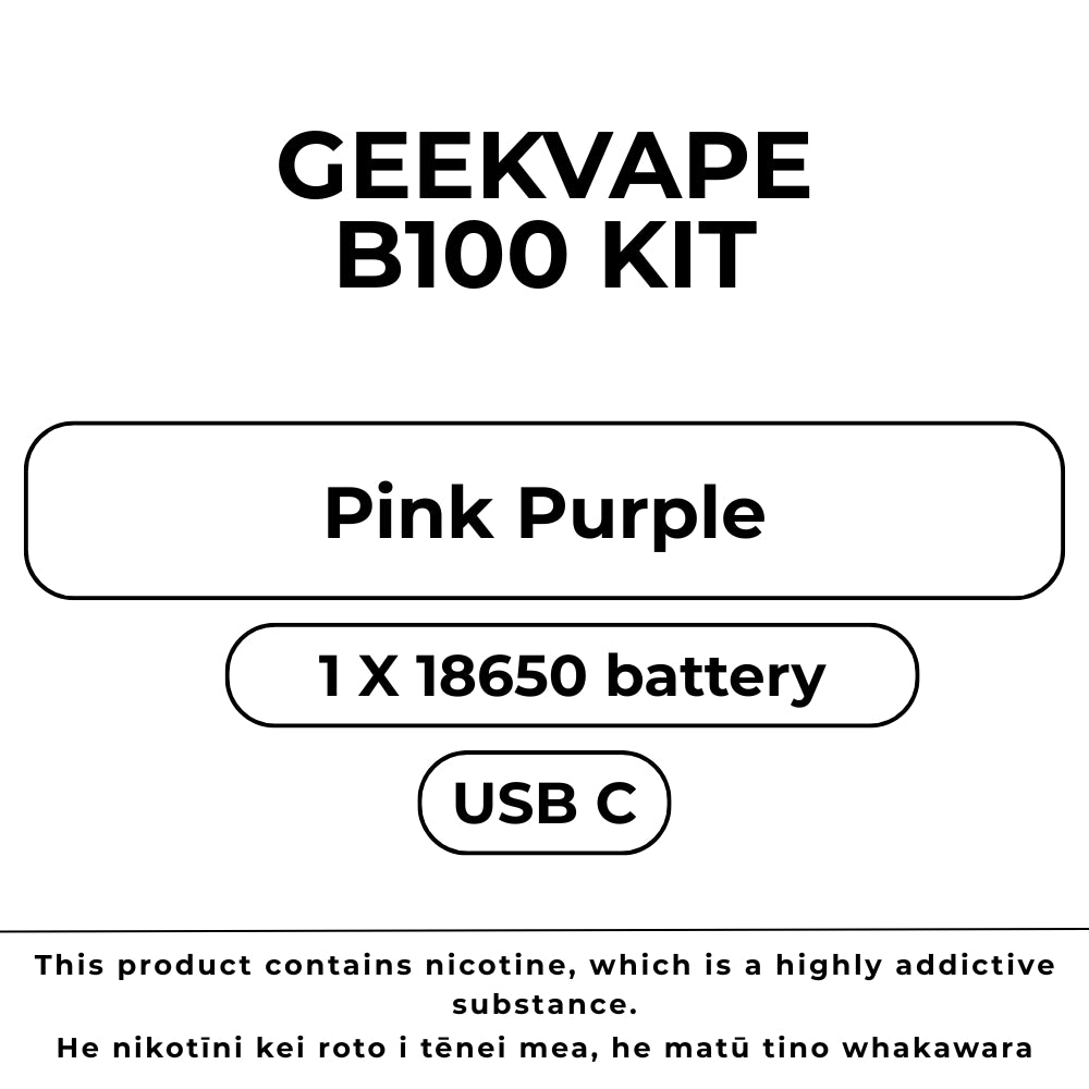 Geek Vape B100 Kit Pink Purple