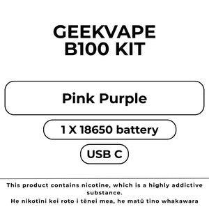 Geek Vape B100 Kit Pink Purple
