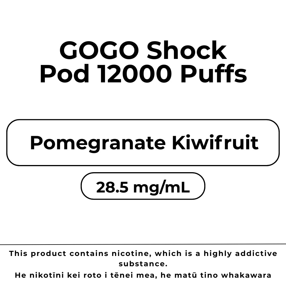 GoGo Shock Pod Pomegranate Kiwifruit