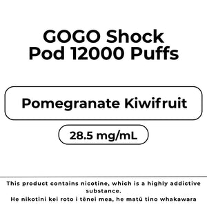 GoGo Shock Pod Pomegranate Kiwifruit