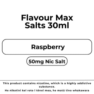 Flavour Max Salts 50mg Raspberry