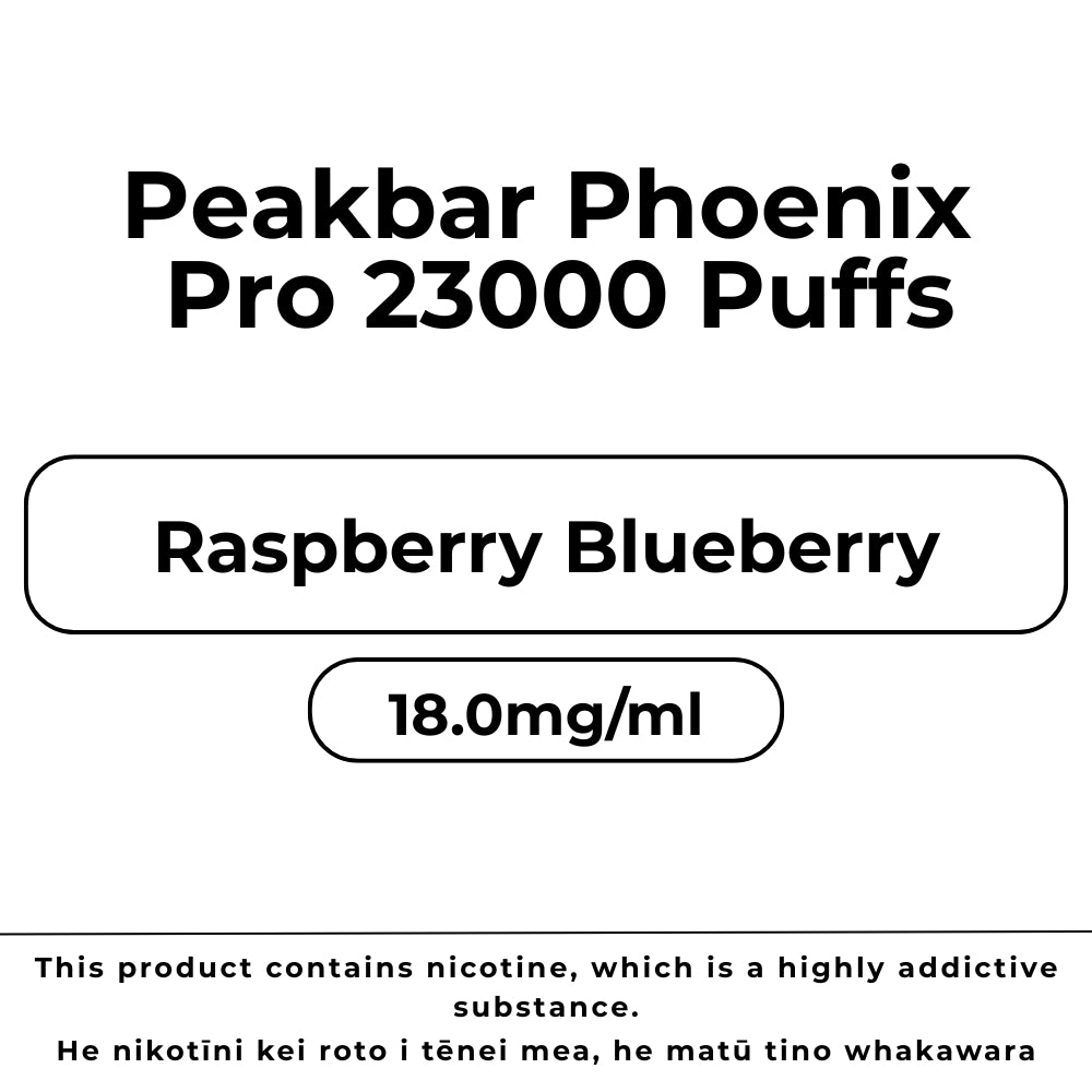 Peakbar Phoenix Pro Raspberry Blueberry