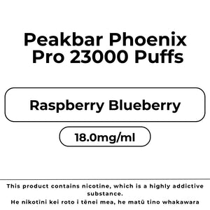 Peakbar Phoenix Pro Raspberry Blueberry