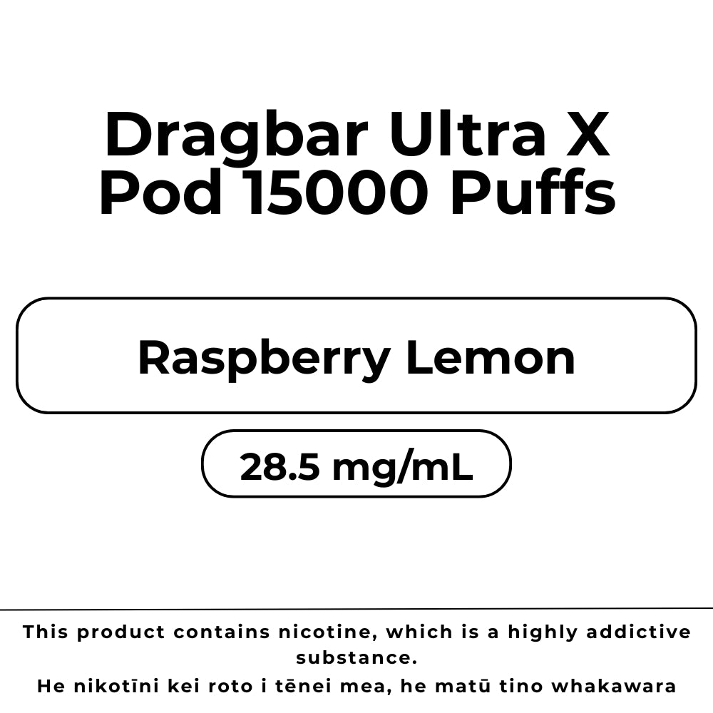 Dragbar Ultra X Pod Raspberry Lemon