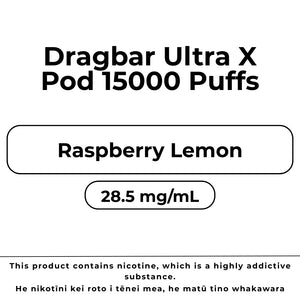 Dragbar Ultra X Pod Raspberry Lemon
