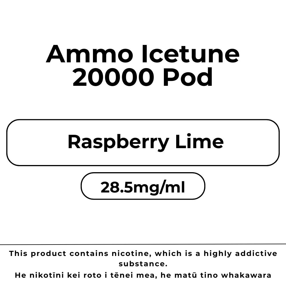 Ammo ICETUNE Pod Raspberry Lime