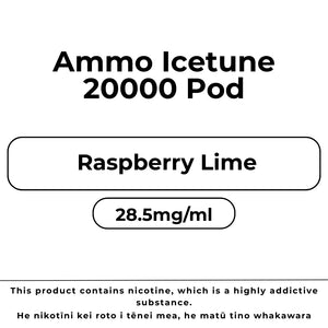 Ammo ICETUNE Pod Raspberry Lime