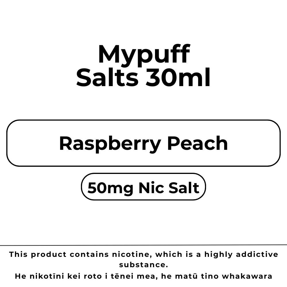 Mypuff 28.5mg/ml Raspberry Peach
