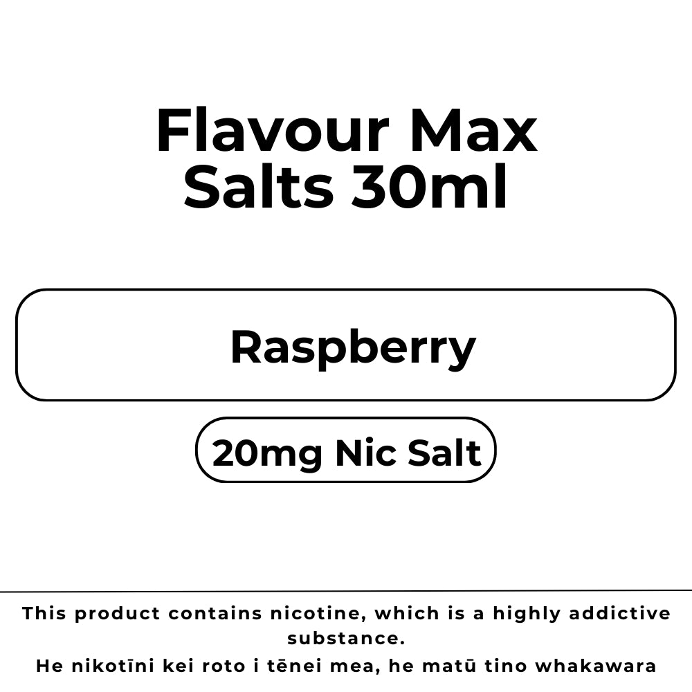 Flavour Max Salts 20mg Raspberry