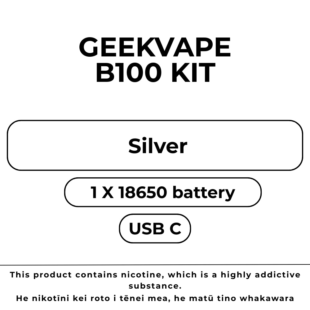 Geek Vape B100 Kit Silver