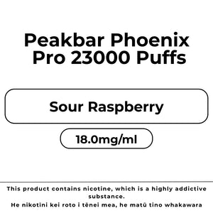 Peakbar Phoenix Pro Sour Raspberry