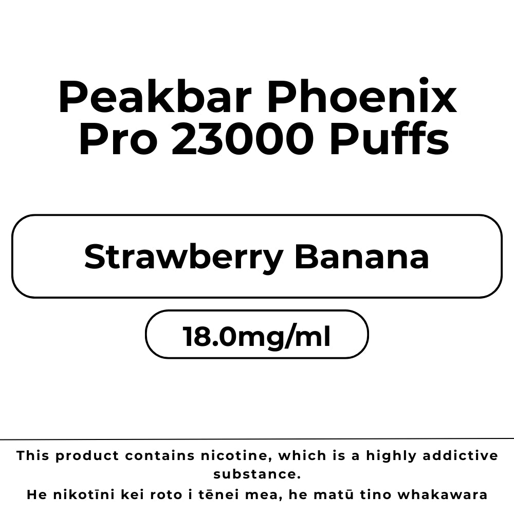 Peakbar Phoenix Pro Strawberry Banana