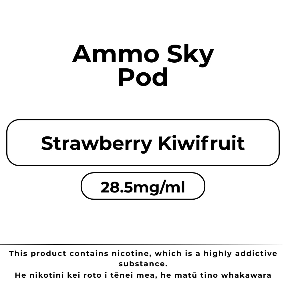 Ammo Sky Pod 28.5mg/ml Strawberry Kiwifruit