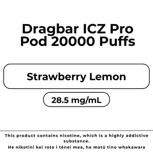 Dragbar ICZ Pro Pod Strawberry Lemon