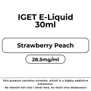 IGET E-Liquid Strawberry Peach 28.5mg/ml