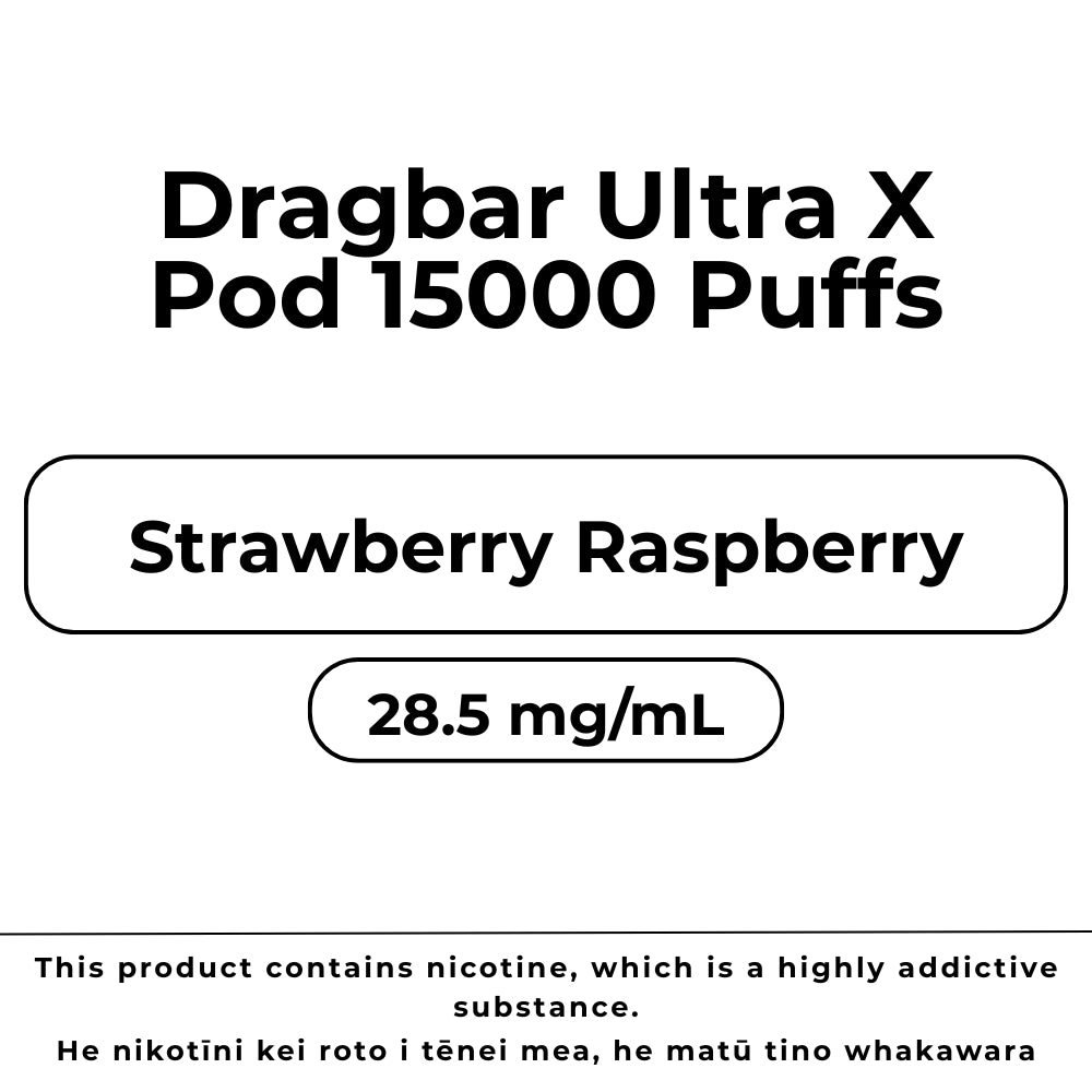Dragbar Ultra X Pod Strawberry Raspberry