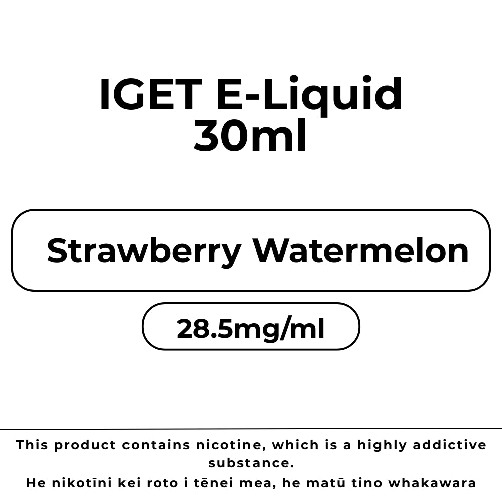 IGET E-Liquid Strawberry Watermelon 28.5mg/ml