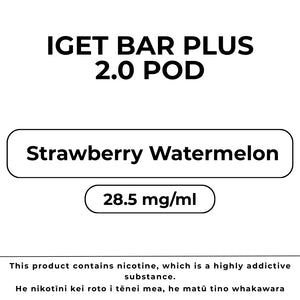 IGET Bar Plus 6k Pod Strawberry Watermelon