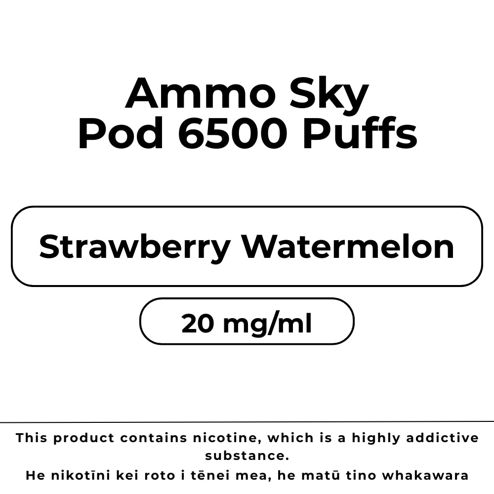 Ammo Sky Pod 20mg/ml Strawberry Watermelon